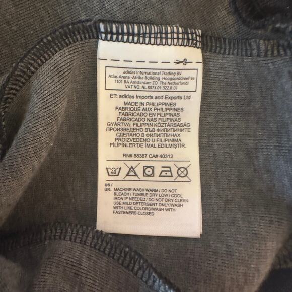 Adidas Original 3 Stripe Track Jacket Size Kids XL Black White Sporty Athletic - Picture 10 of 13